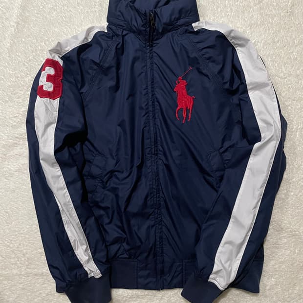 폴로 랄프로렌 레드 빅포니 트랙 자켓 네이비 #3