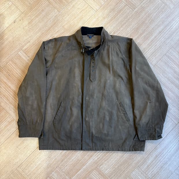 노아 브라운 왁스 코팅 자켓