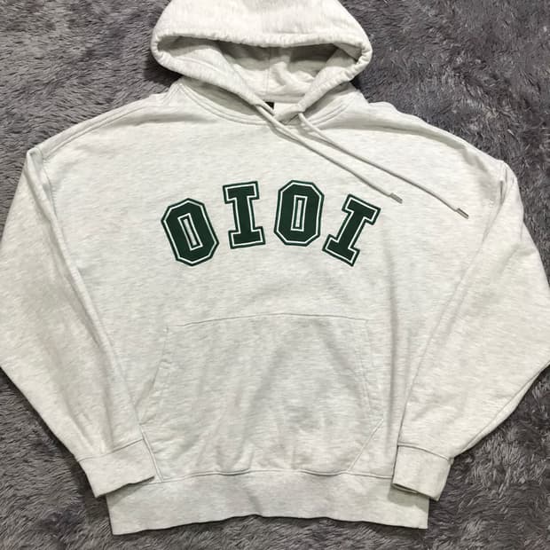 [[M] OiOi(오아이오아이) 오버핏 후드티셔츠@403