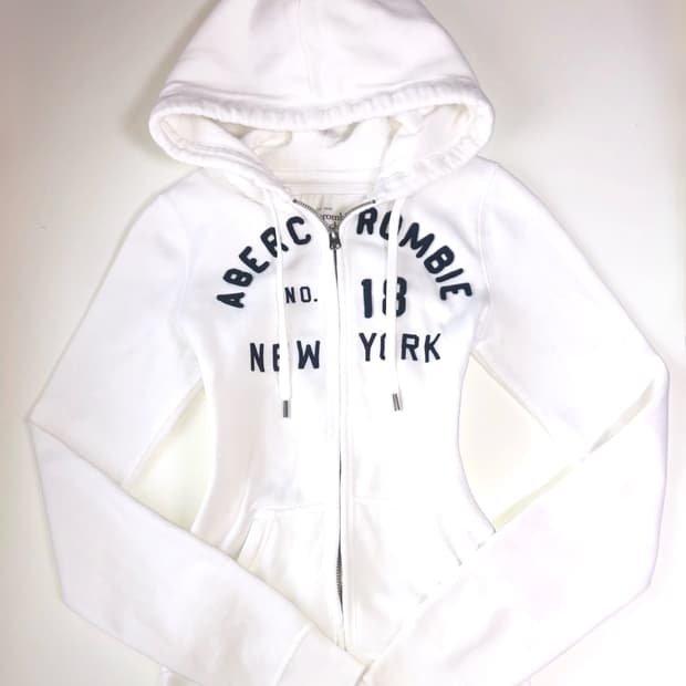 초희귀 대대장 아베크롬비 딱붙핏 후드집업 xs