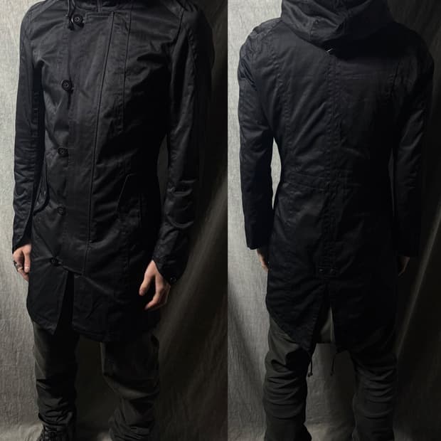 Schlüssel High-Neck Military Coat  