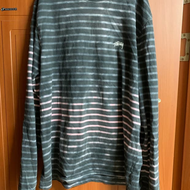 [XL]스투시 블리치드 스트라이프 롱슬리브