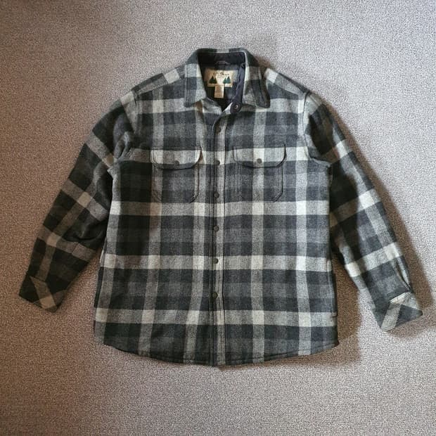 00s L.L.Bean 버팔로 체크 플란넬 셔츠 자켓