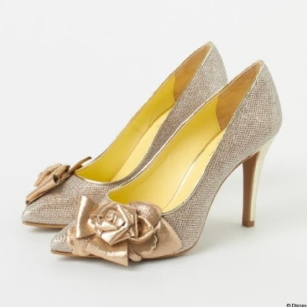 미녀와야수 다이애나 골드로즈 펌프스