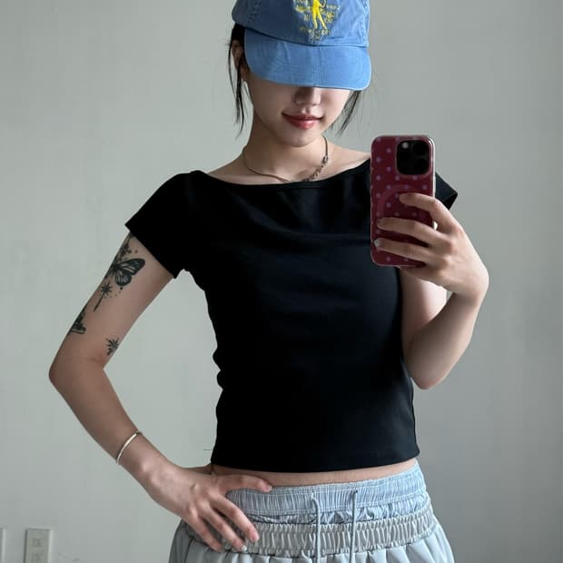 폴로 스카이블루 테니스 캡