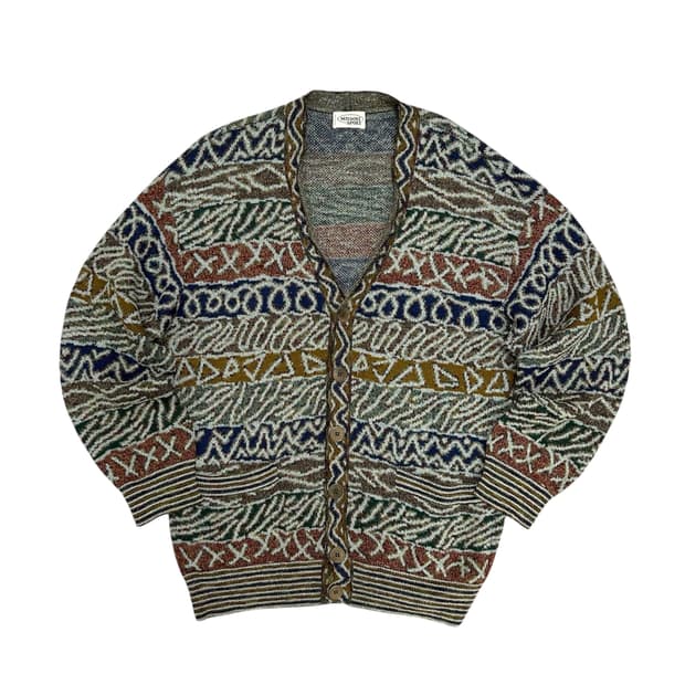 미쏘니 울 패턴 가디건(52)