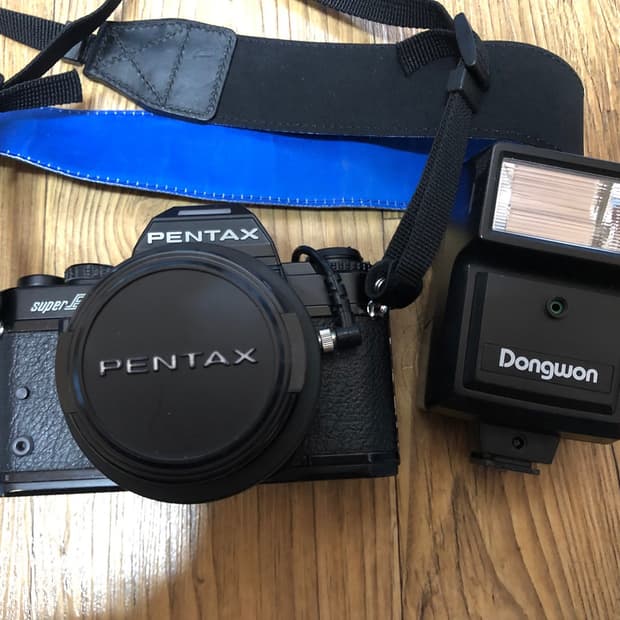 펜탁스 슈퍼A(슈퍼프로그램) 필름카메라 필카