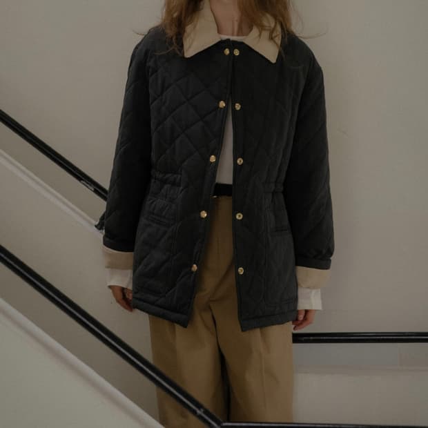 틸아이다이 퀼팅자켓