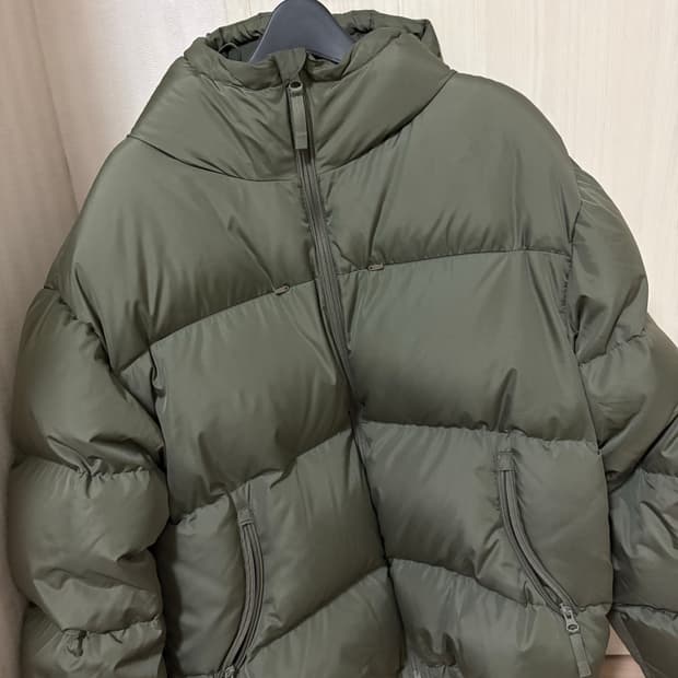 하이킹패트롤 다운자켓 카키