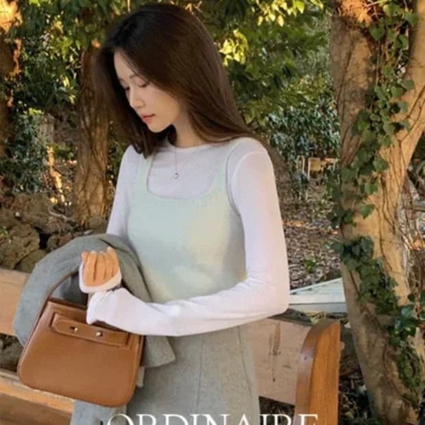 가내스라 라이트 티셔츠 아이보리