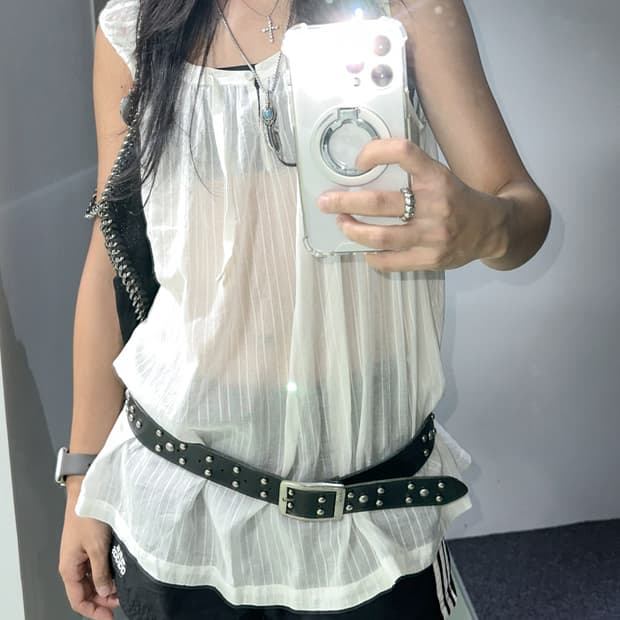 gap stripes flare sleeveless