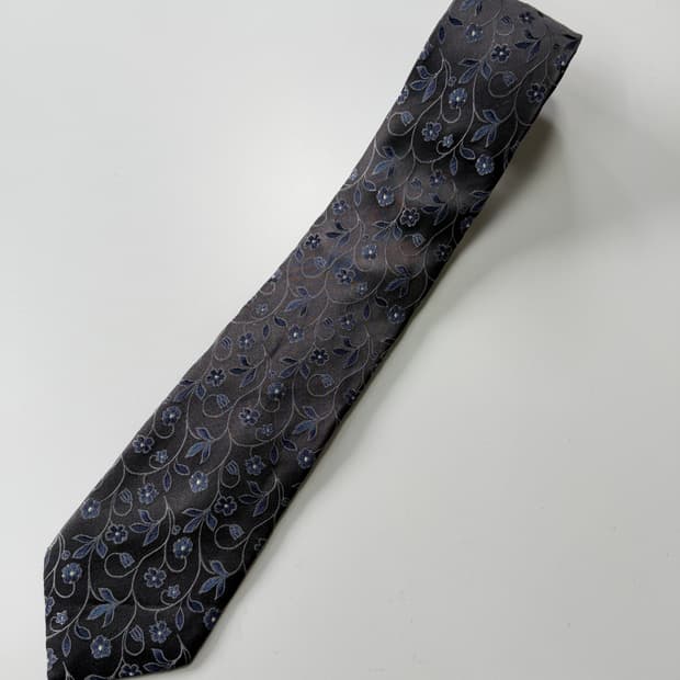 빈티지 실크 넥타이 8.2cm