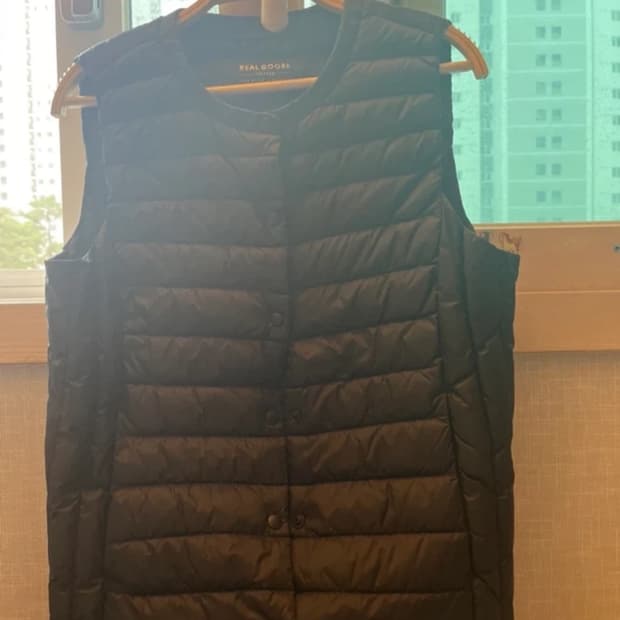 탑텐 구스다운 경량조끼패딩