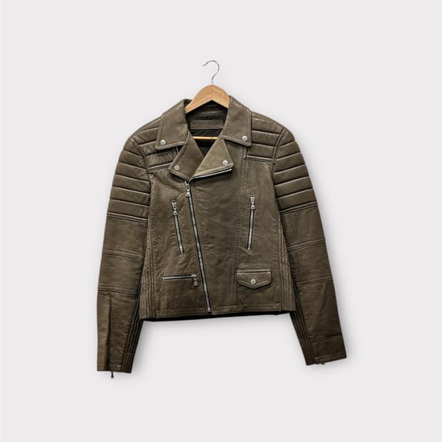 닐바렛 Nell Barrett 양가죽 라이더 자켓 xs