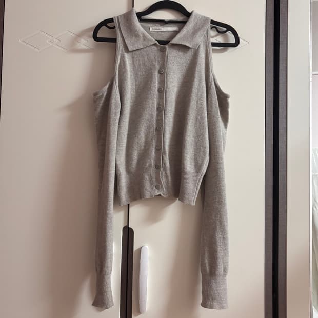 (택포) 보헤미안서울 숄더홀가디건