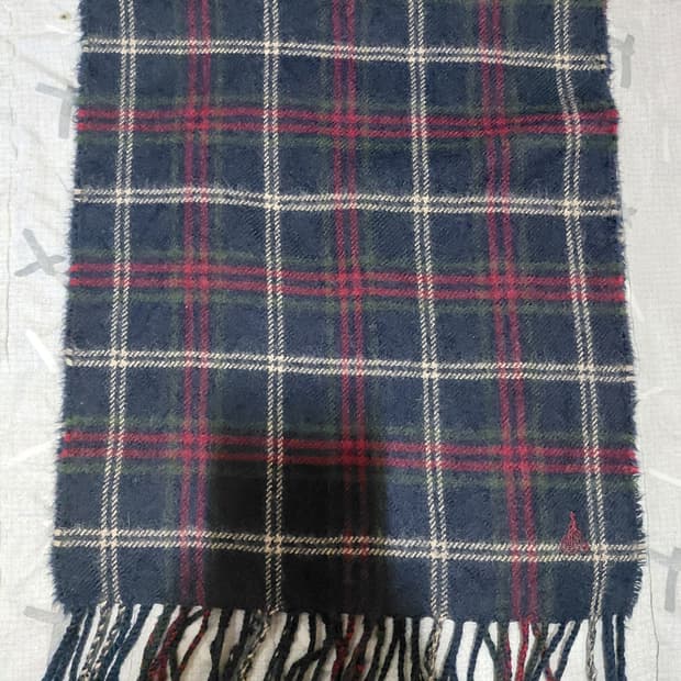 [빈폴]알파카100 체크 머플러 