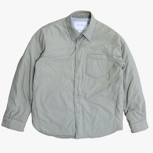 커스텀멜로우 패딩셔츠 구스다운