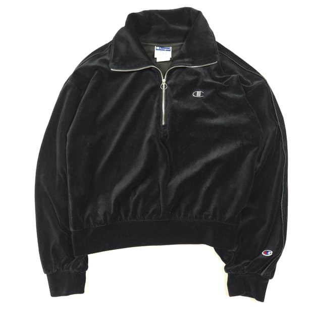 챔피온 벨루어 반집업 맨투맨 