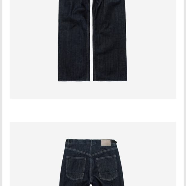 폴리테루 고시다데님 원워시인디고 3