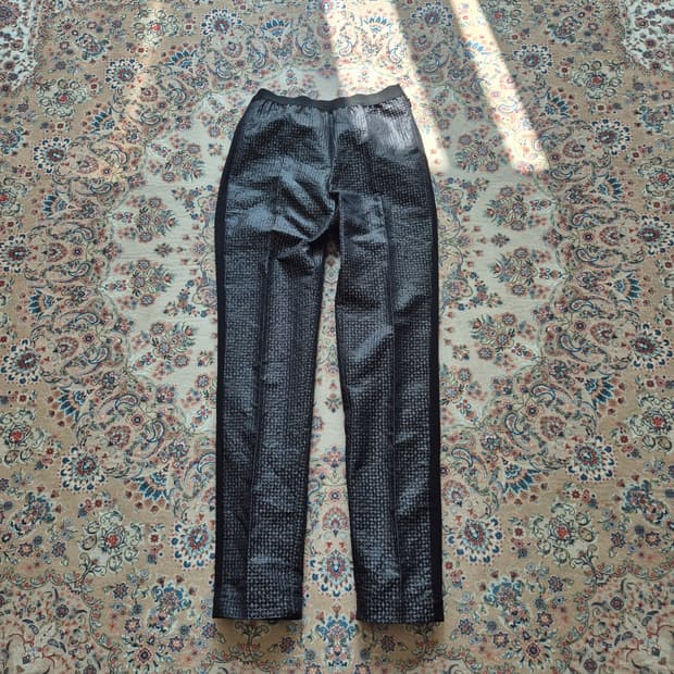 히로코비즈 밴딩 패턴 사이드라인 팬츠