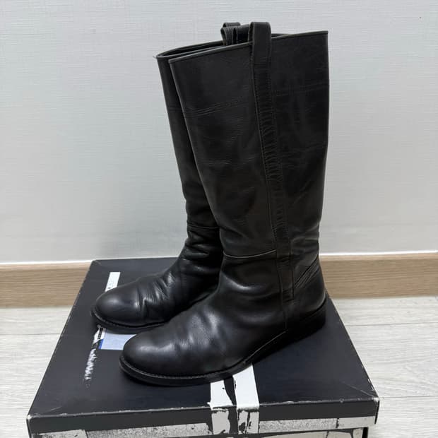 (240-245)요지야마모토 ys 레더 롱부츠