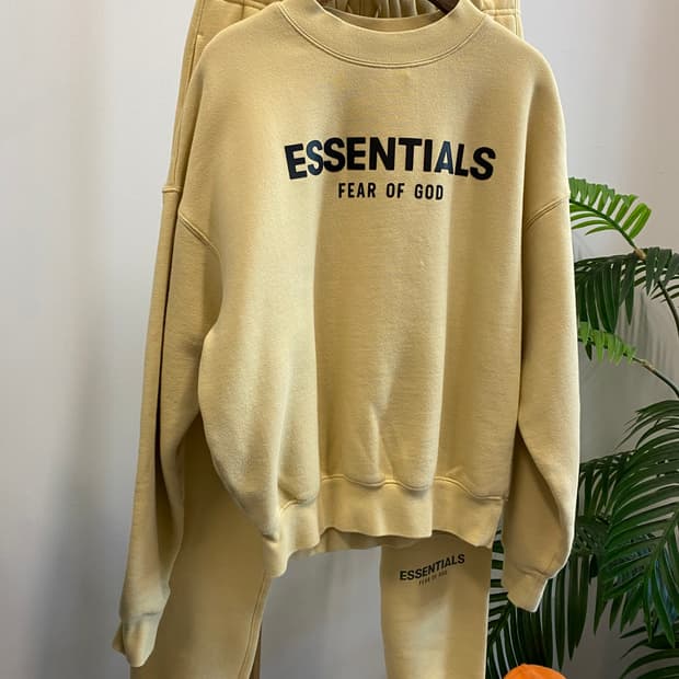 [S]피어오브갓 에센셜 키즈 스웻 셋업(기모)