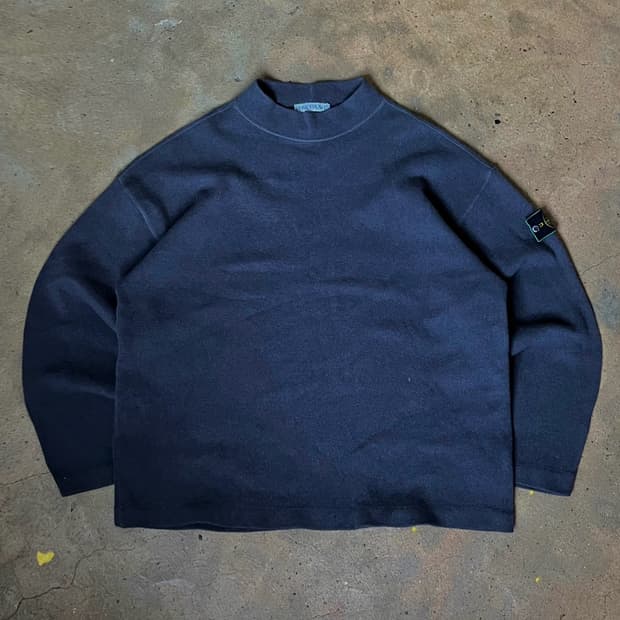 [XL]94AW 스톤아일랜드 아카이브 모크넥 플리스