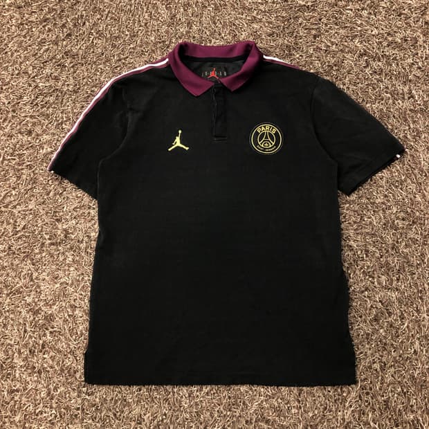 M 조던 파리생제르망 폴로티 카라 반팔 티셔츠
