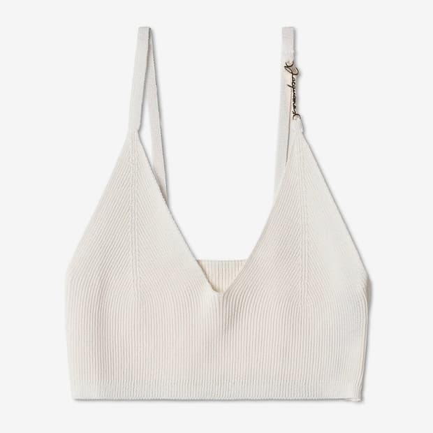 Jacquemus 자크뮈스 화이트 탑