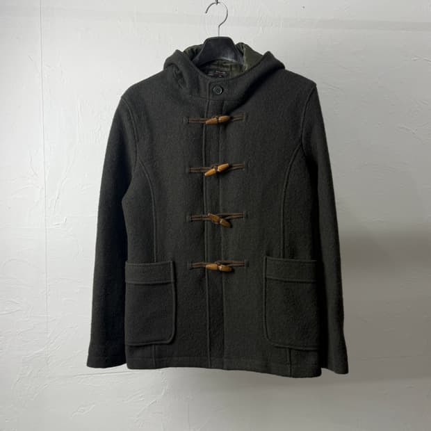 Michel Klein 더플 후드 울 코트