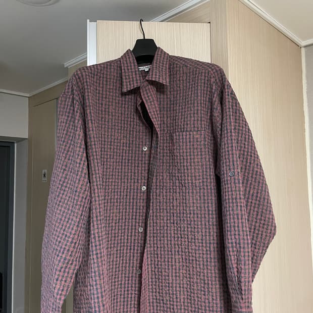 밀로 아카이브 체크 롤업 셔츠 L