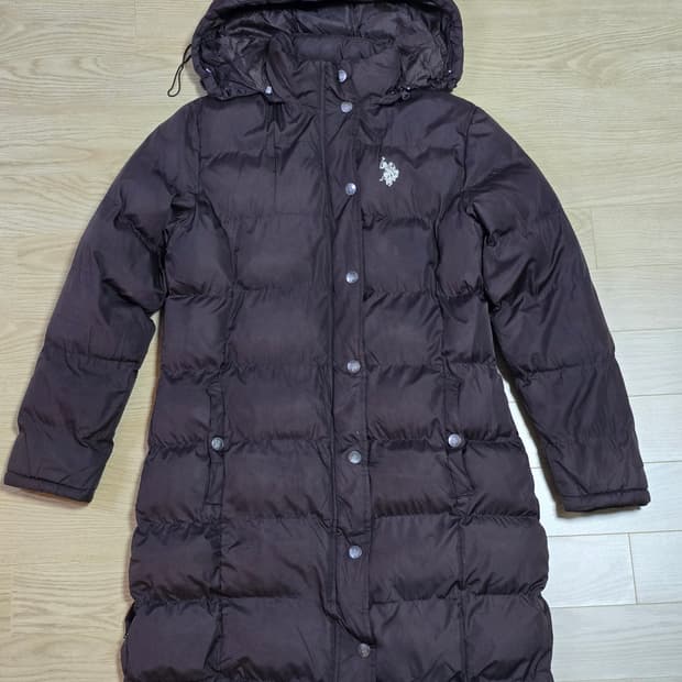 유에스폴로에센 다운 롱패딩 S사이즈