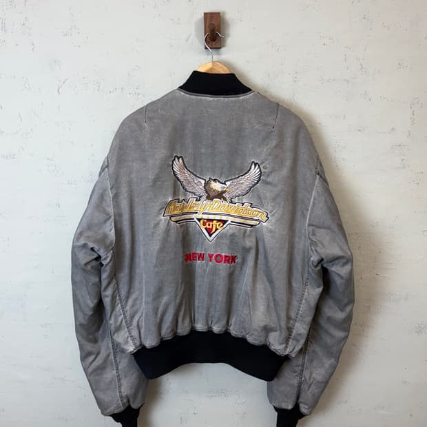 할리데이비슨 카페 뉴욕 90s 빈티지 ma1 자켓