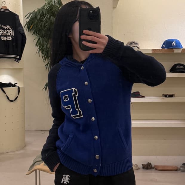 폴로 랄프로렌 레터맨 스웨터 바시티 자켓 U112