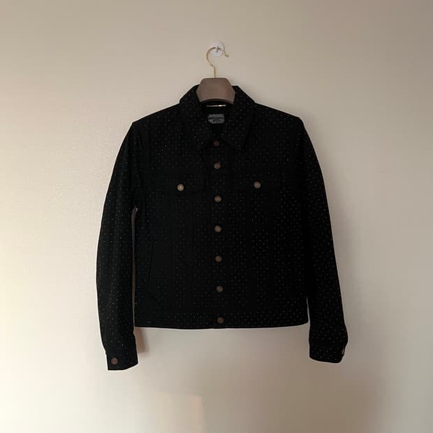 Saint Laurent Micro dot Trucker Jacket