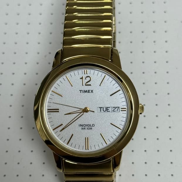타이맥스(timex) 금장 쿼츠 손목시계 