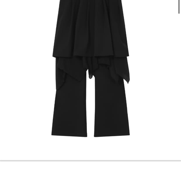 미세키서울 레이어드 스커트팬츠 2사이즈