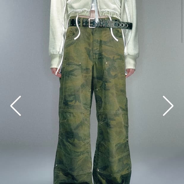 베이컨트 아카이브 노바 카펜터 팬츠 카모 우먼 xs