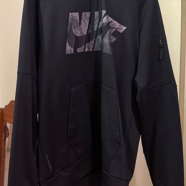 나이키 써마핏 풀오버 피트니스 후드티 DQ4842-010 L