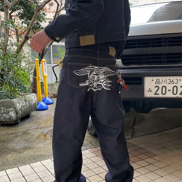 왓츠더유즈 네이비실 데님