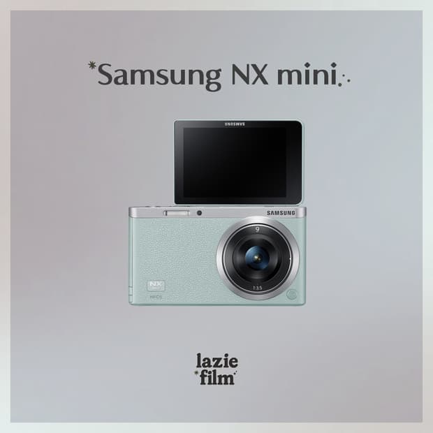 민트✧･ﾟSamsung NX mini 삼성 한효주 디카 미러팝