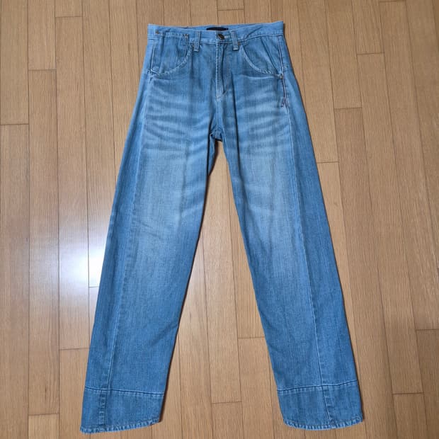 리바이스 엔지니어드진 블루 데님 바지