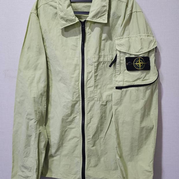 [S급/정품] 22SS 스톤아일랜드 나슬란 포켓 라이트 오버셔츠 자켓