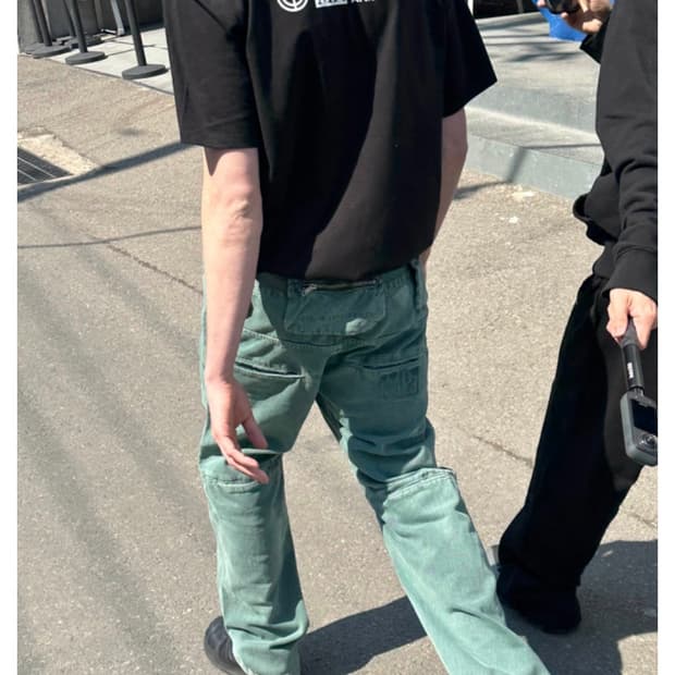 플라스틱프로덕트 Mpa 백 팬츠 에메랄드 