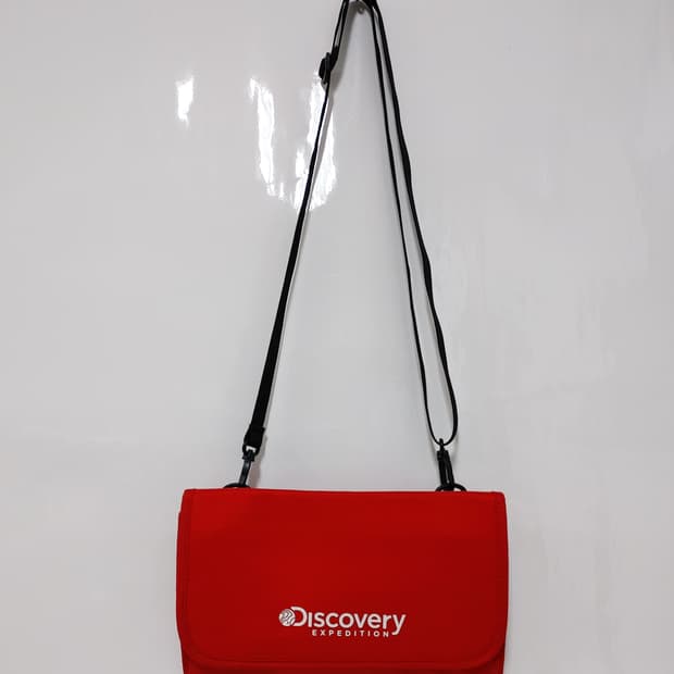 Discovery 디스커버리 천소재 숄더 앤 크로스백
