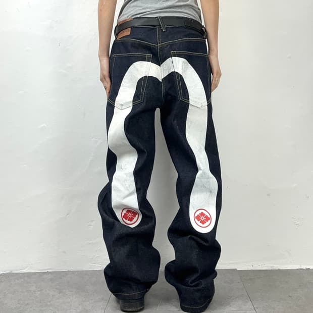 Evisu Ortia Big Seagull Denim Pants