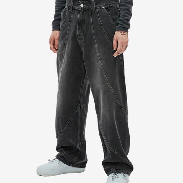 add-토네이도 와이드 데님 그레이