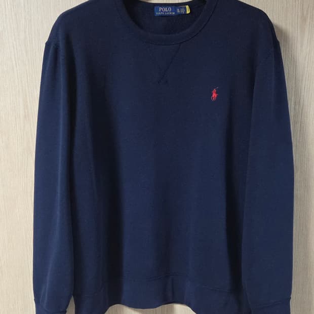 (착샷) 폴로 랄프로렌 플리스 스웻 티셔츠 맨투맨 