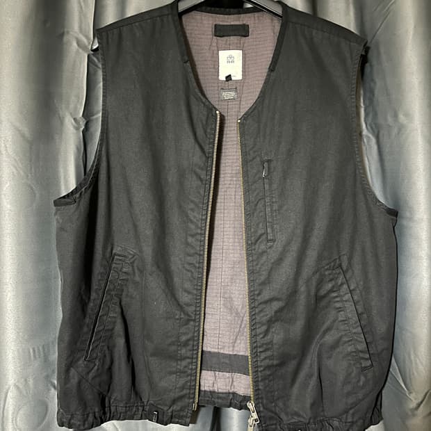 [4] 폴리테루 코튼 베스트 / Black