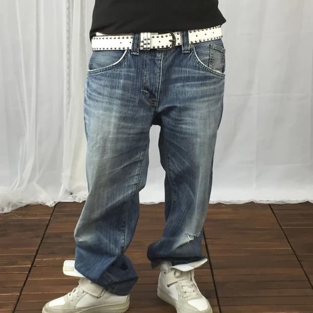 EDWIN 424XV EXV Distressed Denim